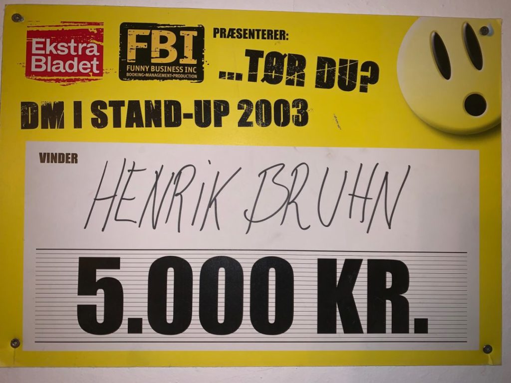 Henrik bruhn vinder af dm i stand-up